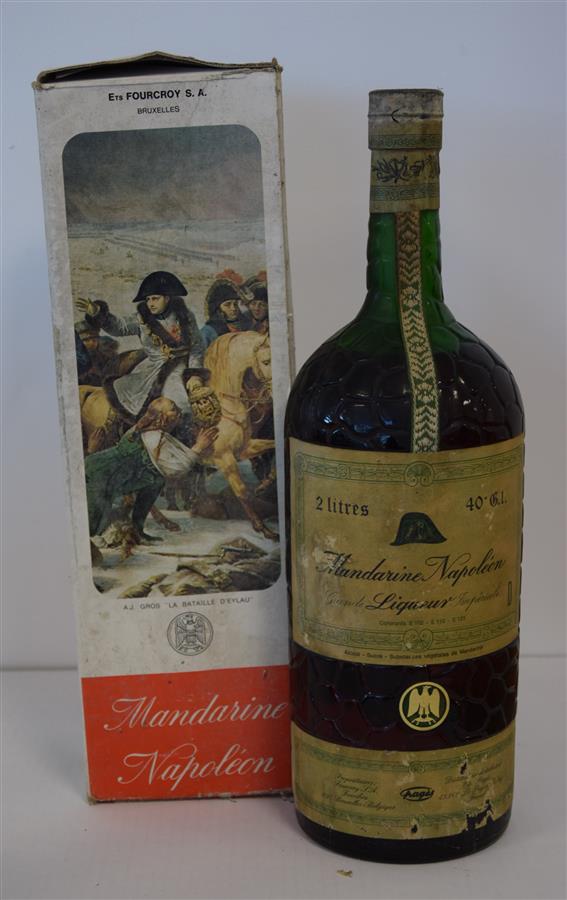 1 x 2 L MANDARINE NAPOLÉON Grande Liqueur Impériale mise Pagès