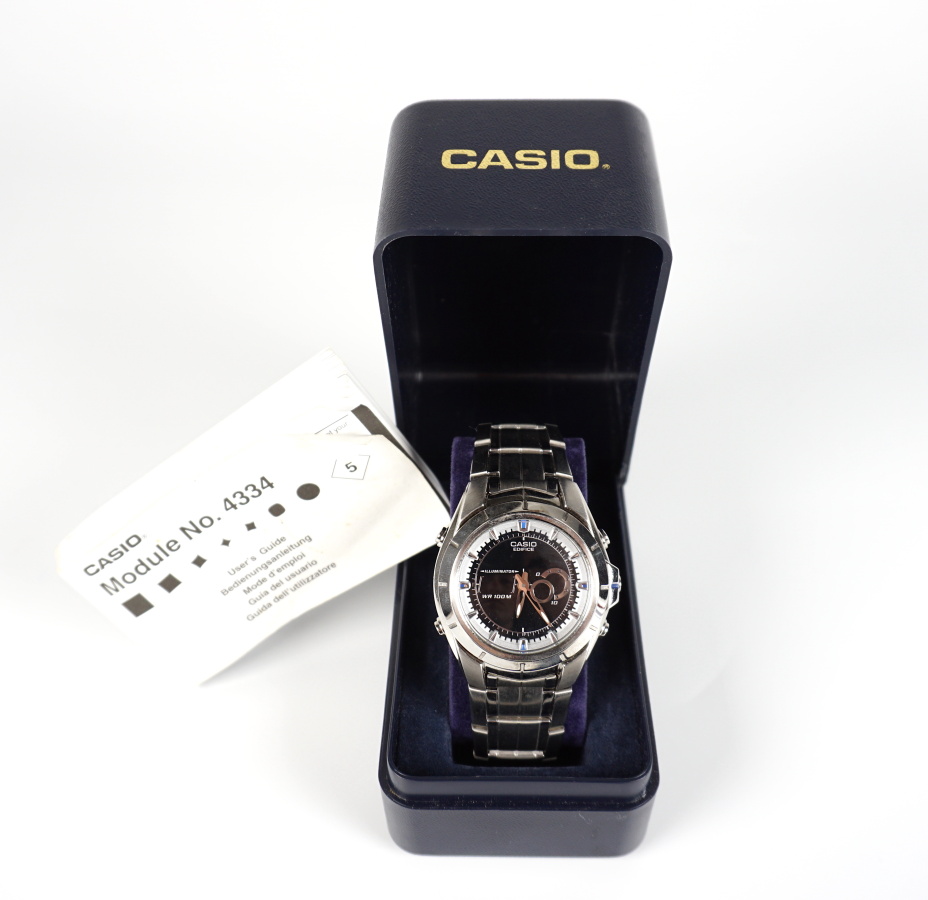 casio illuminator water resist 100m