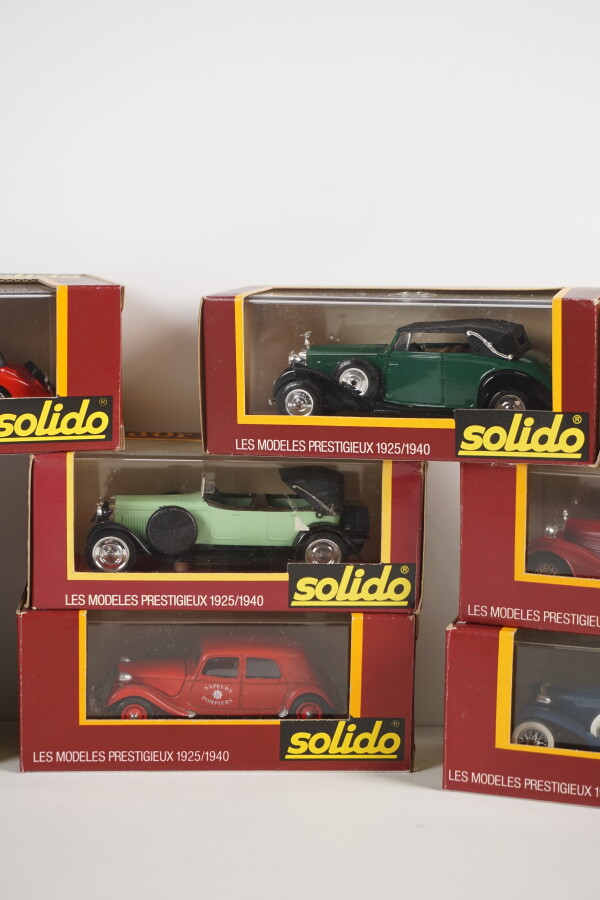 SOLIDO - véhicules échelle 1/43 dans leurs boites d'orig…